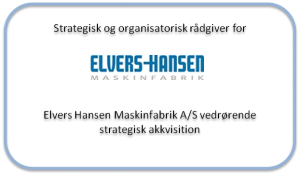 Strategisk akkvisition for Elvers Hansen Maskinfabrik A/S