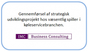 Udviklingsprojekt i køleservice