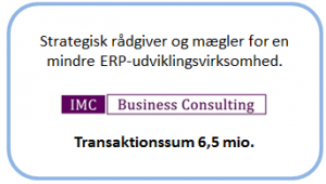 Salg af mindre ERP-udviklingsvirksomhed