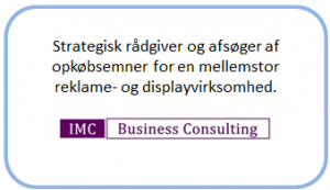 Strategisk rådgiver for reklame- og displayvirksomhed