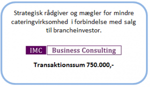 Salg af cateringfirma